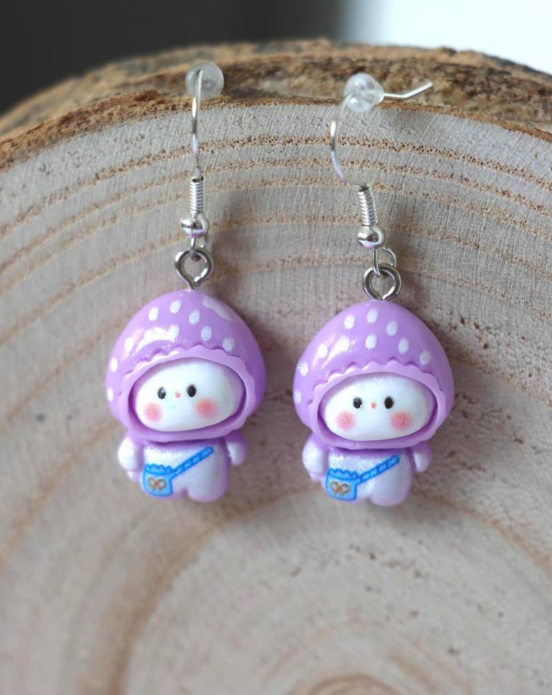 Ohrringe Kaninchen - Süße Hasi Ohrhänger Ohrringe Kaninchen - Süße Hasi Ohrhänger von SandysWelt25