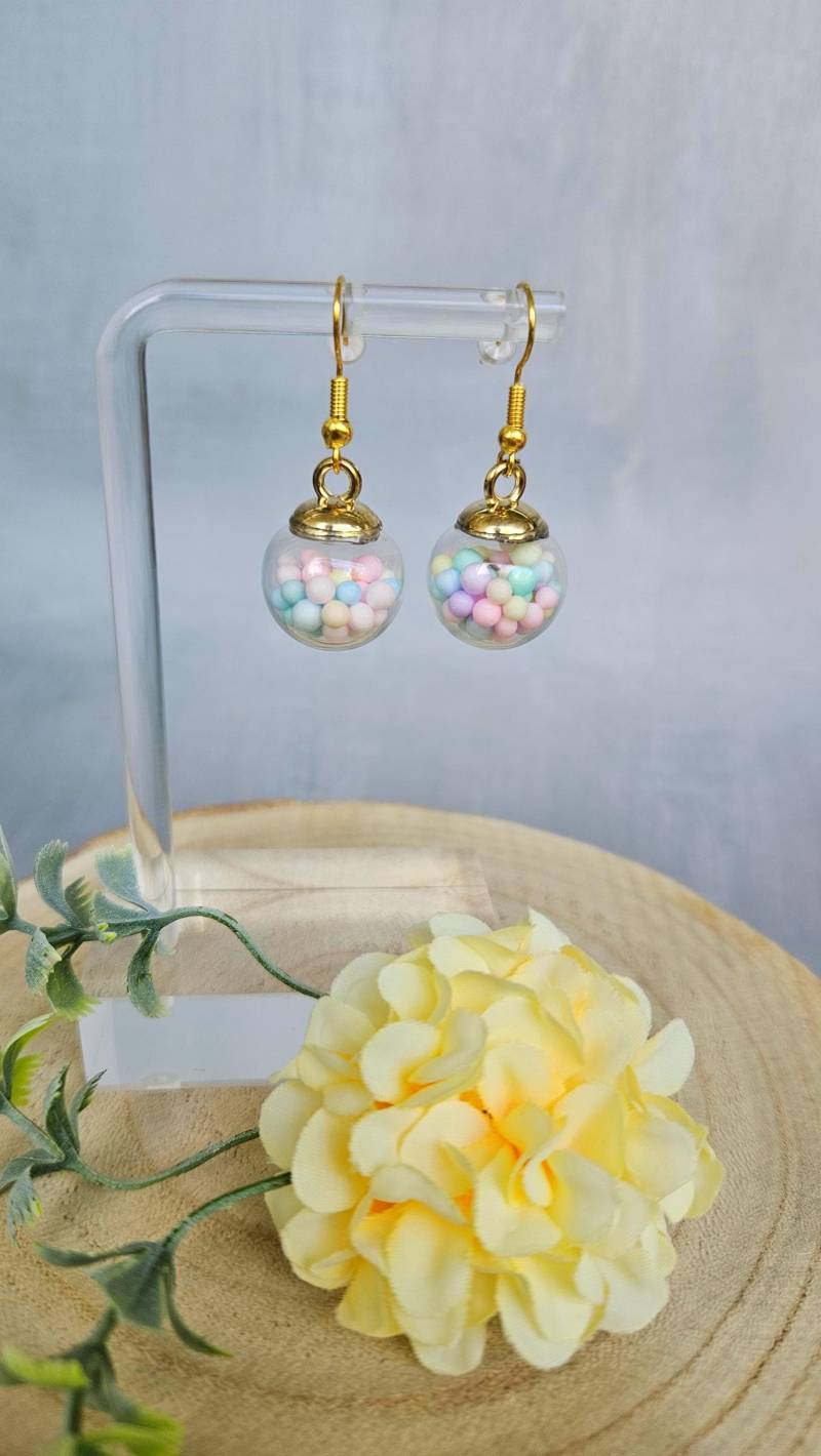 Ohrringe Kugel - Süße Und Lustige Ohrhänger Mit Einer Kugel/Weihnachtskugel von SandysWelt25