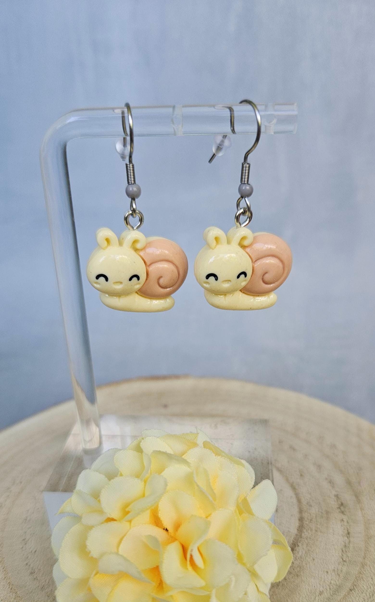 Ohrringe Schnecke - Witzige Ohrhänger von SandysWelt25