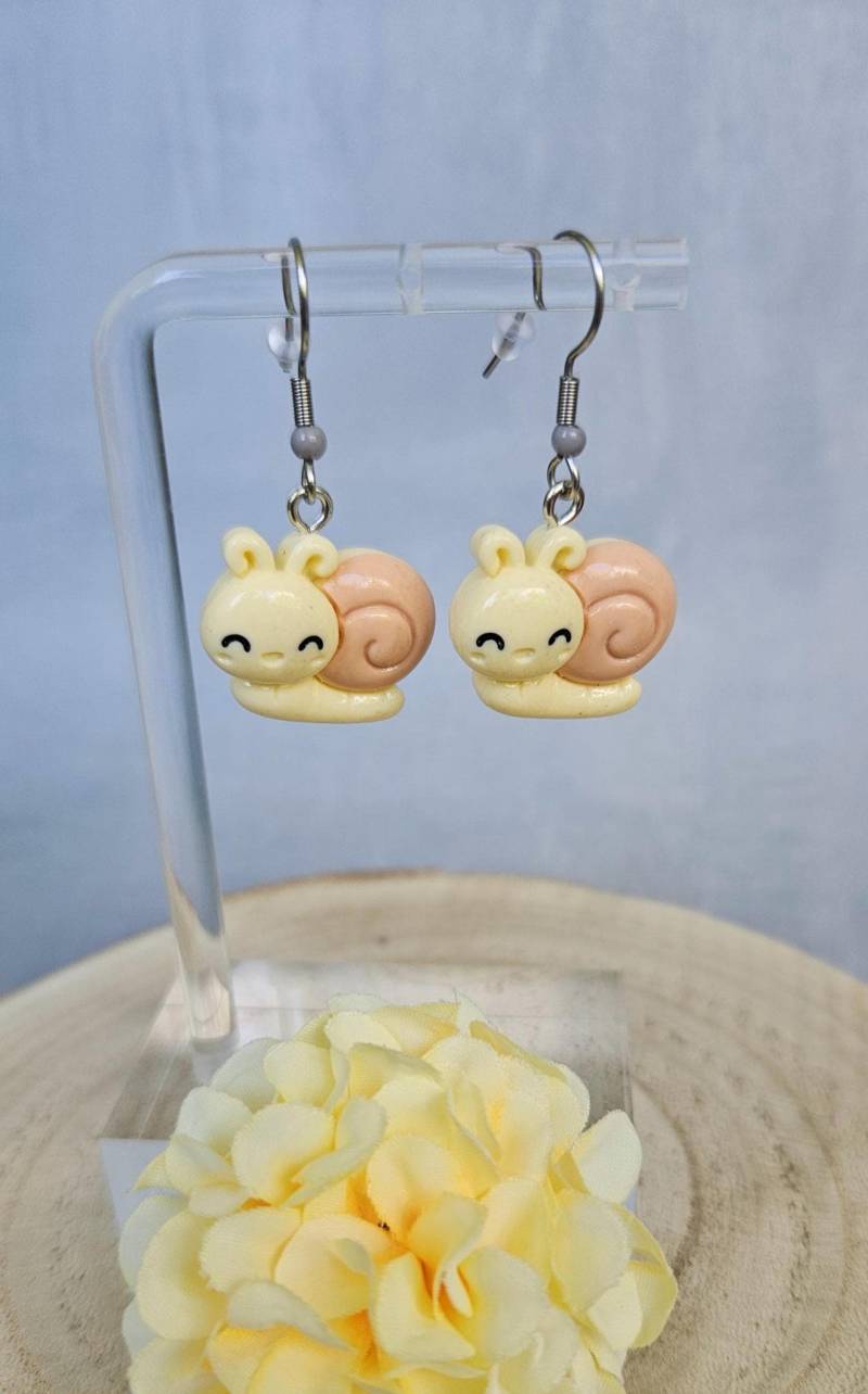 Ohrringe Schnecke - Witzige Ohrhänger von SandysWelt25