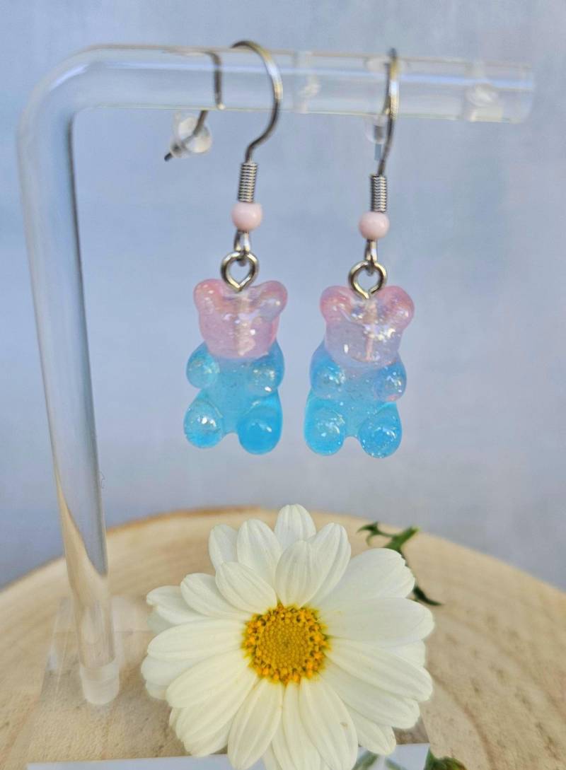 Ohrringe - Süße Gummibärchen- Mit Ohrhaken | Handmade Schmuck Bunt & Verspielt Lustige Geschenkidee von SandysWelt25