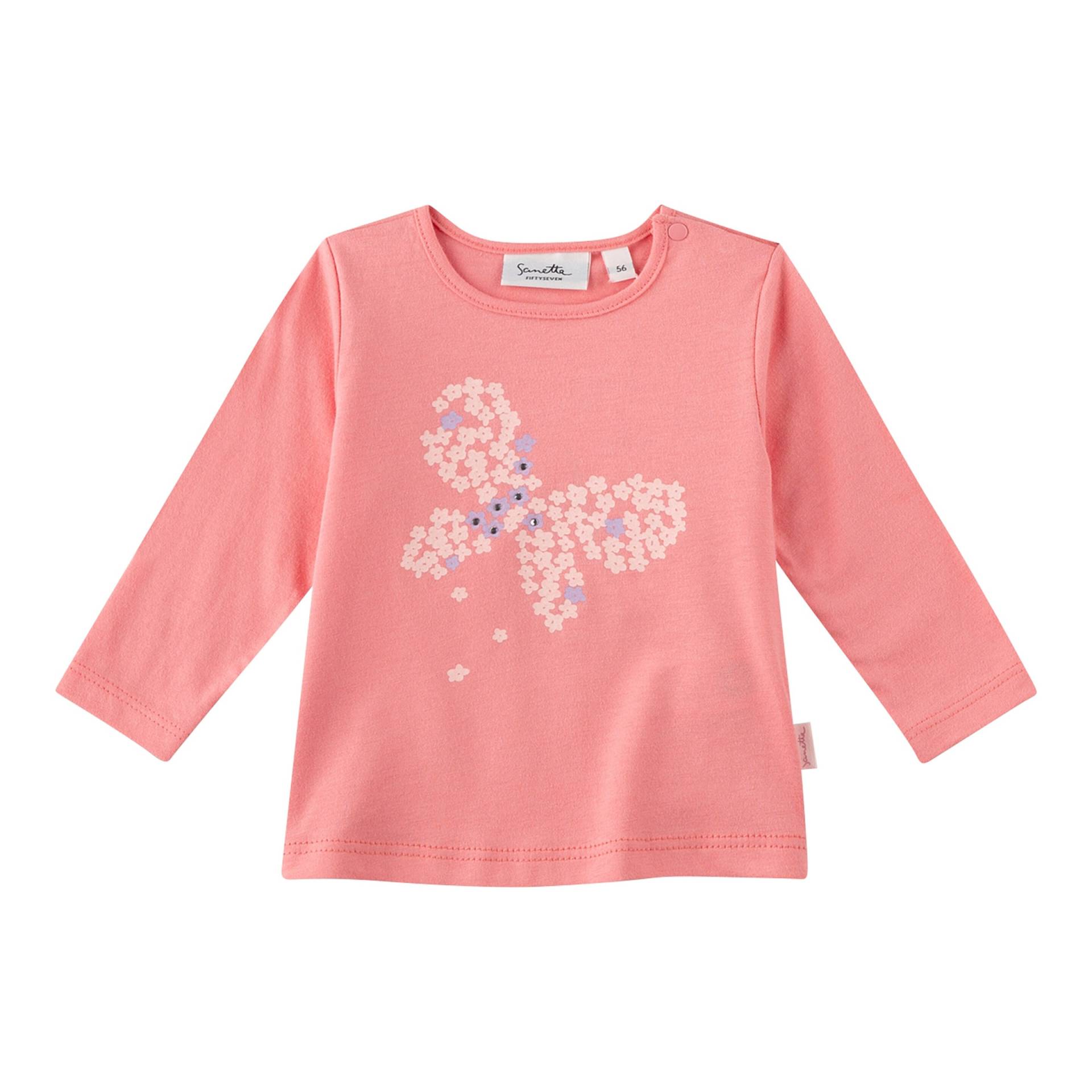 Sanetta Fiftyseven Shirt langarm Schmetterling Glitzer von Sanetta Fiftyseven