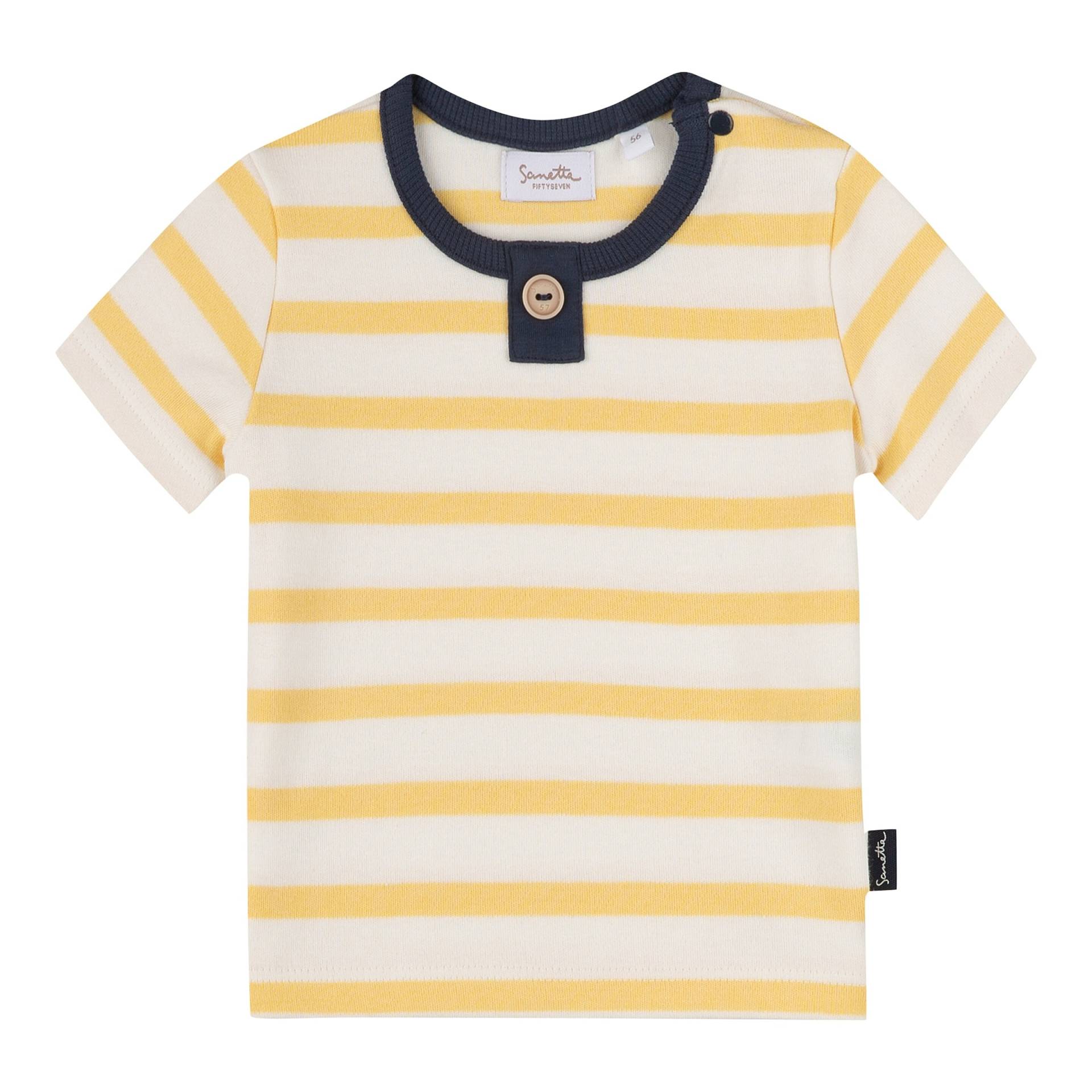 Sanetta Fiftyseven T-Shirt Henley Ringel von Sanetta Fiftyseven