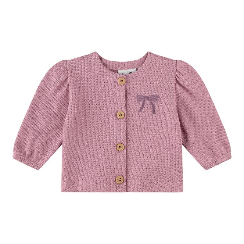 Sanetta Pure Sweatjacke Puffärmel Struktur von Sanetta Pure