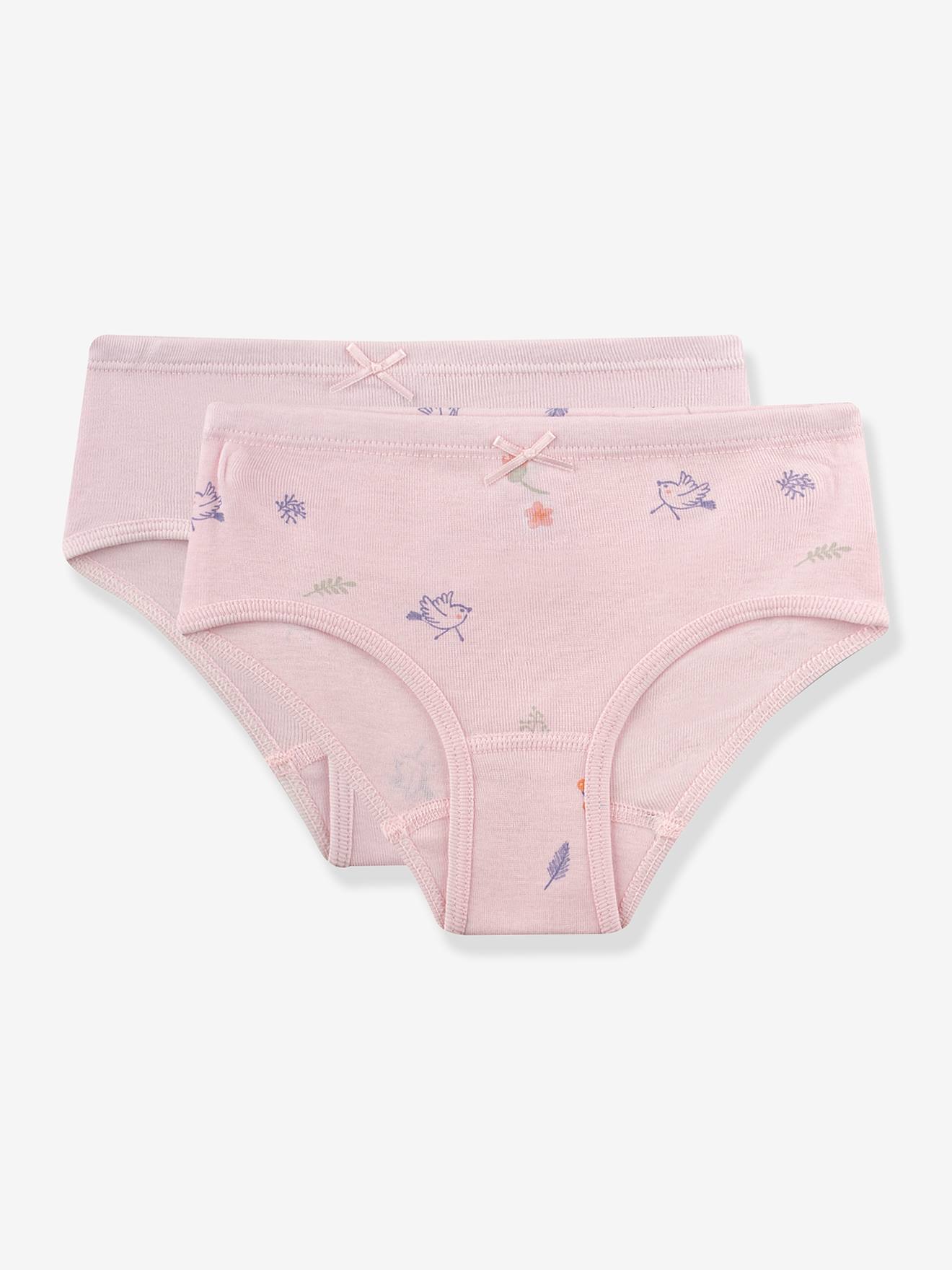 2er-Pack Hüftslips VÖGEL Mädchen Sanetta Bio-Baumwolle hell von Sanetta