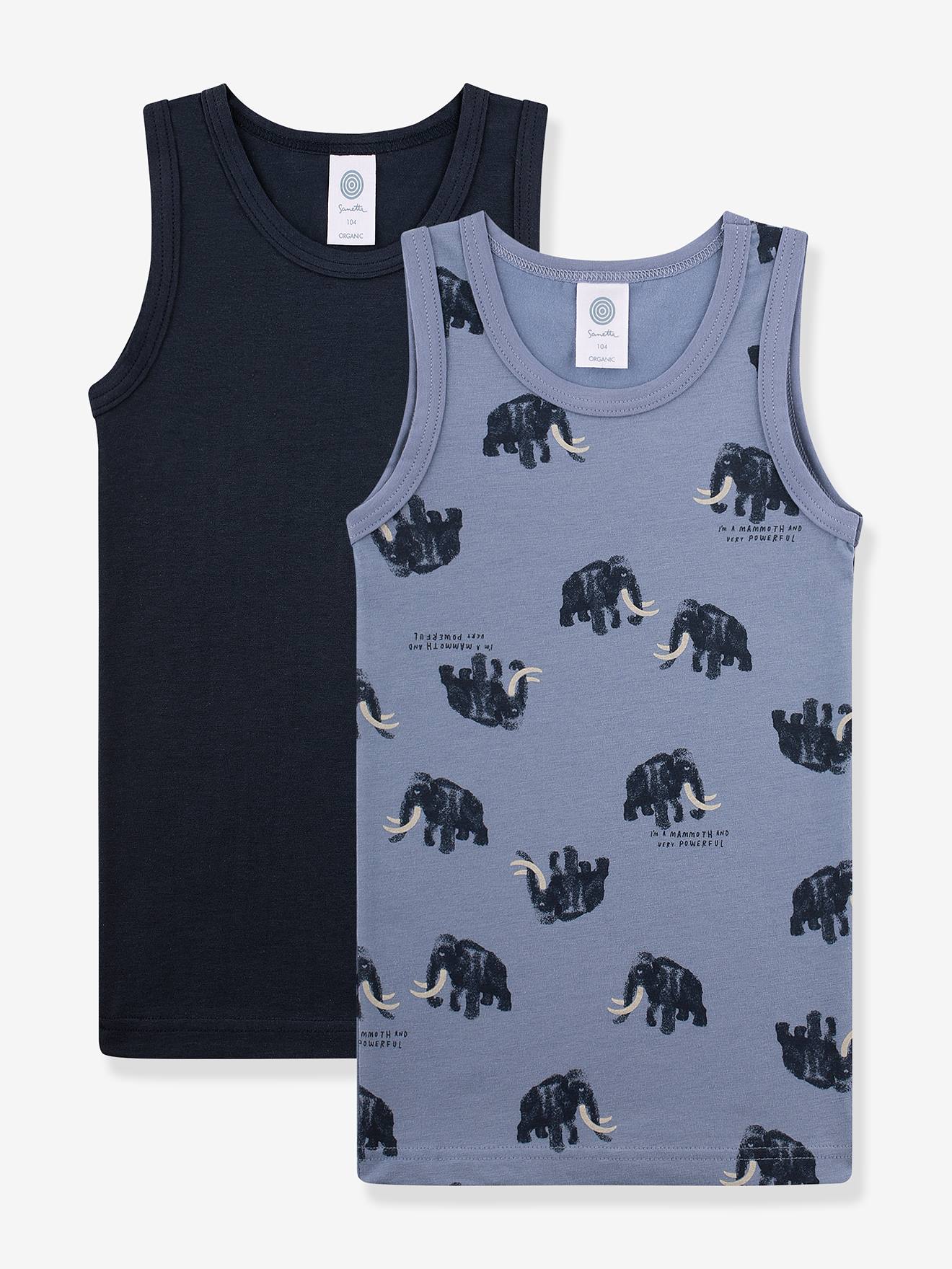 2er-Pack Unterhemden MAMMUT Jungen Sanetta Bio-Baumwolle von Sanetta