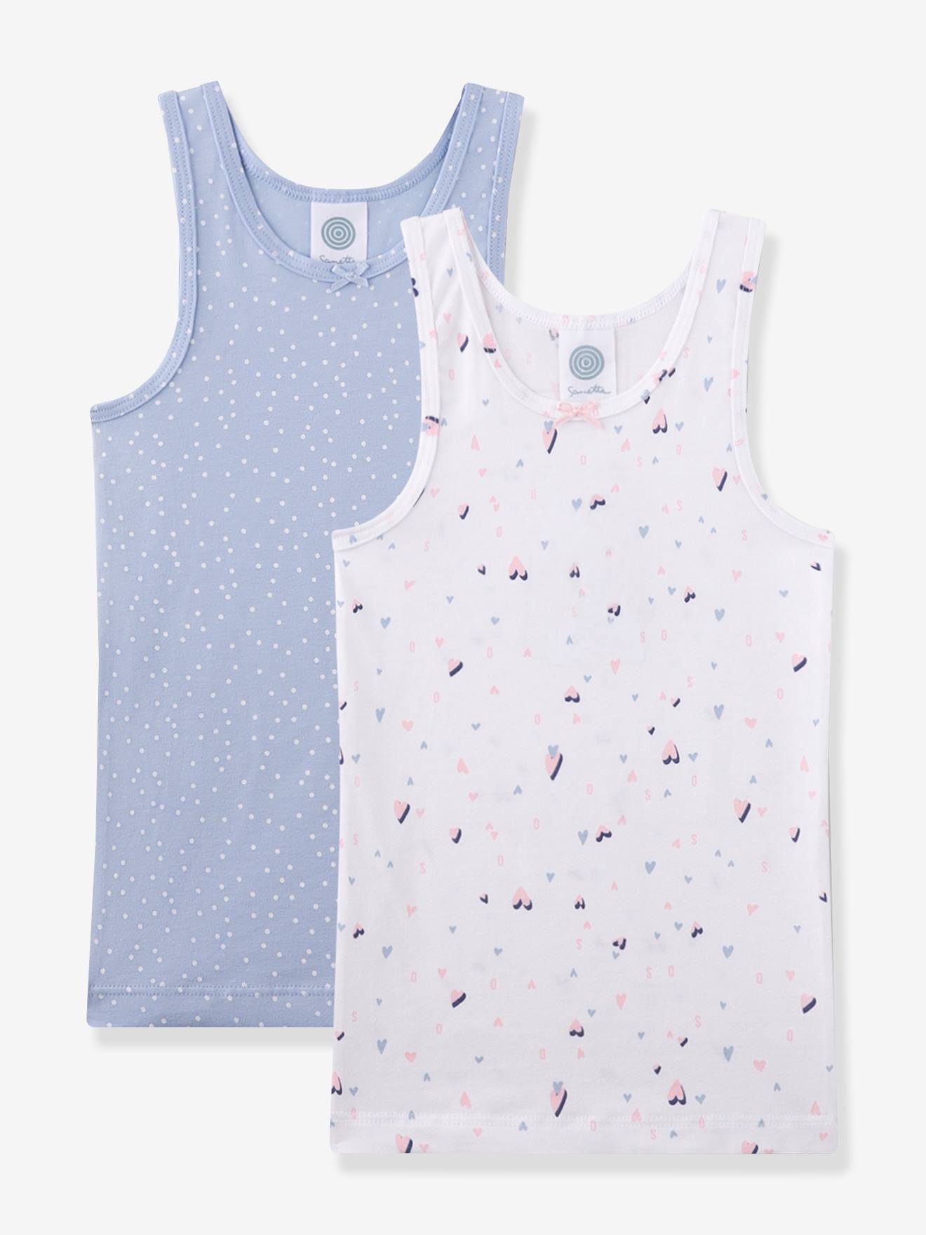2er-Pack Unterhemden Mädchen Sanetta von Sanetta