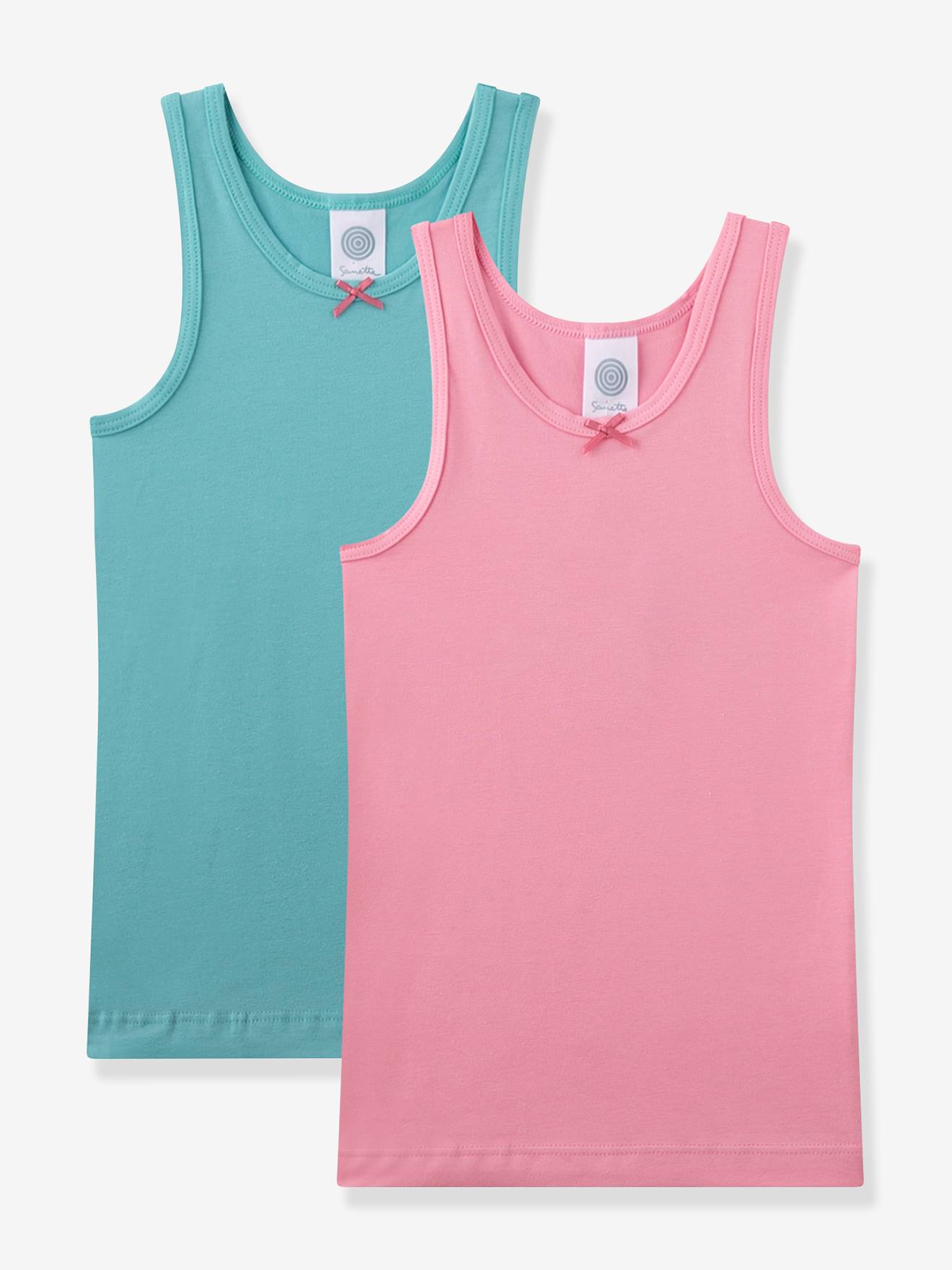 2er-Pack Unterhemden Mädchen Sanetta von Sanetta