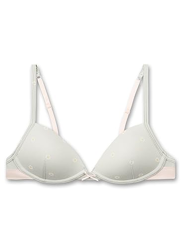 Sanetta Mädchen-Softcup Bra Blau | Bequemer und Angenehmer BH ohne Bügel für Mädchen aus Baumwolle. | Mädchen Bustier 70A von Sanetta