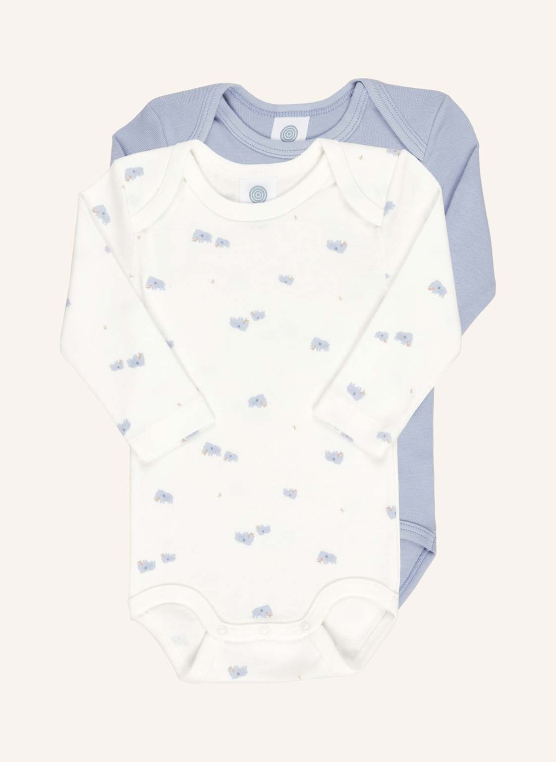 Sanetta 2er-Pack Bodies blau von Sanetta