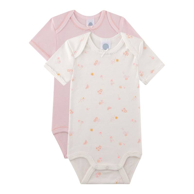 Sanetta 2er-Pack Bodys kurzarm Blumen von Sanetta