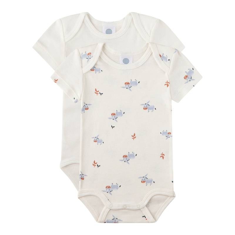 Sanetta 2er-Pack Bodys kurzarm Esel von Sanetta