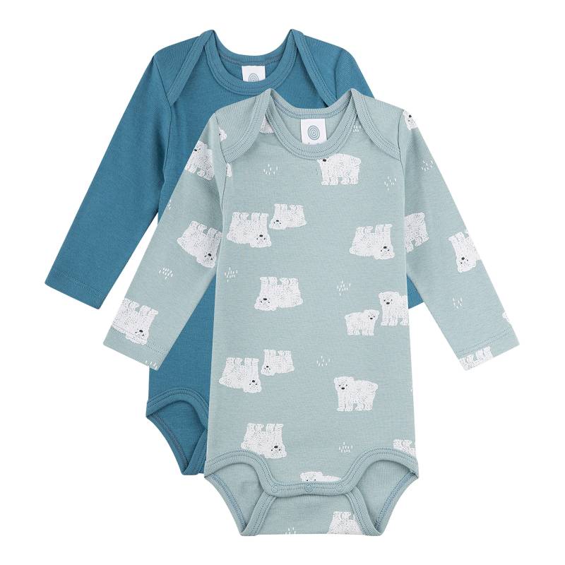 Sanetta 2er-Pack Bodys langarm Eisbären von Sanetta