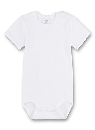 Sanetta 320500 Unisex - Baby Babykleidung/ Unterwsche/ Bodys, Gr. 56 Wei von Sanetta