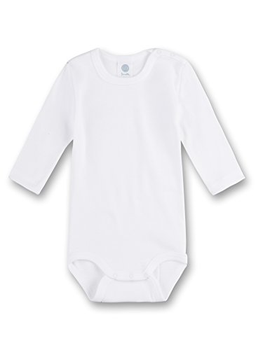 Sanetta 320700 Unisex - Baby Babykleidung/ Unterwsche/ Bodys, Weiß (Weiss), Gr. 68 von Sanetta
