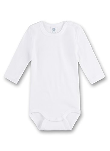 Sanetta 320700 Unisex - Baby Babykleidung/ Unterwsche/ Bodys, Weiß (Weiss), Gr. 92 von Sanetta