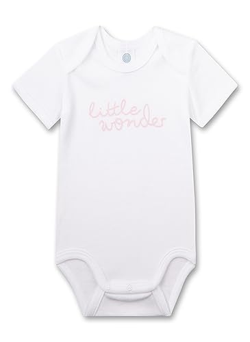 Sanetta Baby-Body Kurzarm Weiß | Hochwertiger und nachhaltiger Body für Mädchen aus Bio-Baumwolle. Baby Body 062 von Sanetta