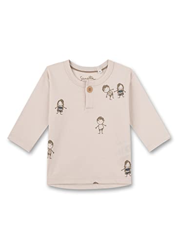 Sanetta Baby-Jungen 10943 Shirt, kitt, 92 von Sanetta