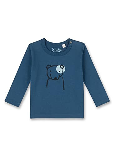 Sanetta Baby-Jungen 115575 Shirt, sea Blue, 62 von Sanetta