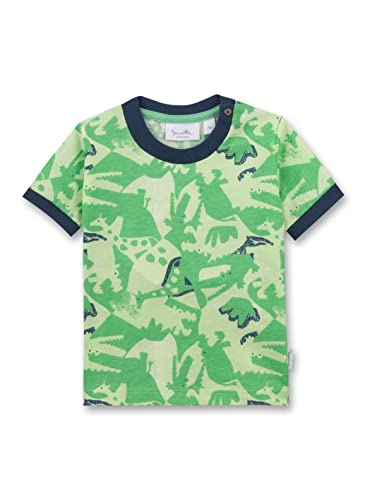 Sanetta Baby-Jungen 115682 T-Shirt, Light Green, 68 von Sanetta