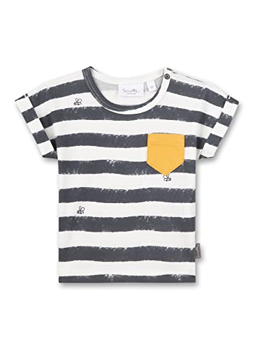 Sanetta Baby-Jungen 115717 T-Shirt, Ivory, 56 von Sanetta