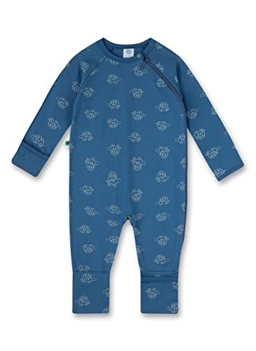 Sanetta Baby-Jungen 221867 Strampler/Overall, Ocean, 50 von Sanetta