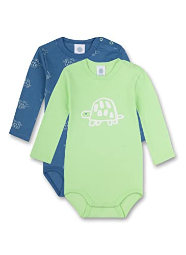 Sanetta Baby-Jungen 324151 Doppelpack Body, Ocean, 74 (2er Pack) von Sanetta