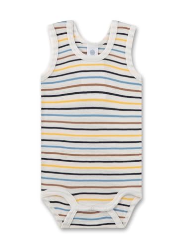 Sanetta Baby-Jungen 324351 Body, White Pebble, 86 von Sanetta