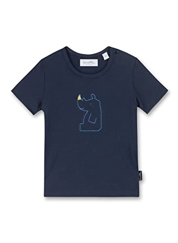 Sanetta Baby-Jungen 902290 T-Shirt, Indigo Blue, 56 von Sanetta