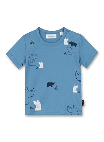 Sanetta Baby-Jungen 902292 T-Shirt, Cloud Blue, 68 von Sanetta