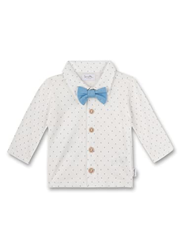 Sanetta Baby-Jungen 902304 Hemd, Ivory, 68 von Sanetta