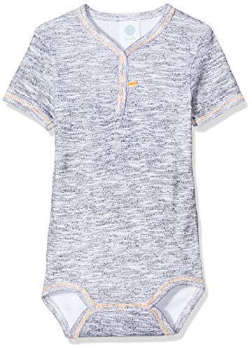 Sanetta Baby-Jungen Halbarmbody Spieler, Blau (blau 5193), 56 (Herstellergröße:056) von Sanetta