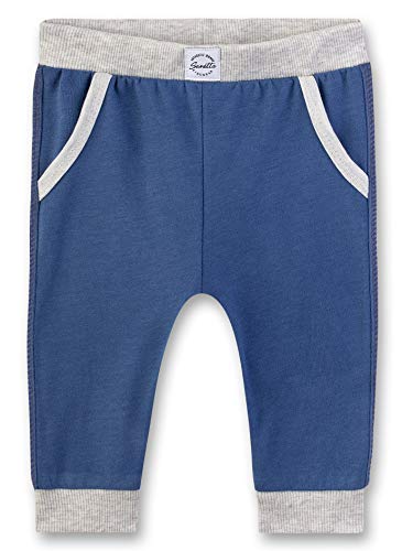 Sanetta Baby-Jungen Hose, Blau (Blue 50317), 62 (Herstellergröße: 062) von Sanetta