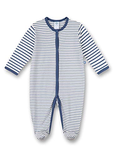 Sanetta Baby-Jungen Strampler blau Kleinkind-Schlafanzüge, Ink Blue, 098 von Sanetta