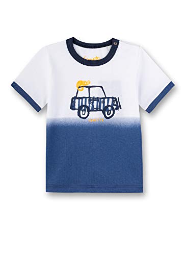 Sanetta Baby-Jungen T-Shirt, Weiß (White 10), 68 (Herstellergröße: 068) von Sanetta