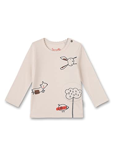 Sanetta Baby-Mädchen 115528 T-Shirt, Cream, 62 von Sanetta