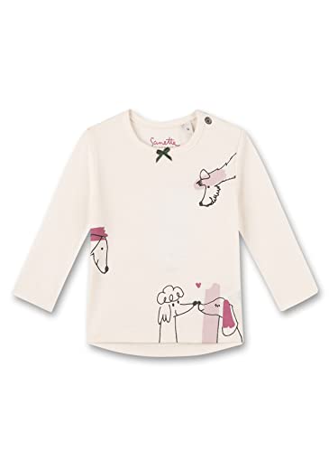 Sanetta Baby-Mädchen 115596 Shirt, White Whisper, 56 von Sanetta