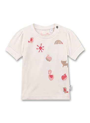 Sanetta Baby-Mädchen 115614 T-Shirt, Ivory, 62 von Sanetta