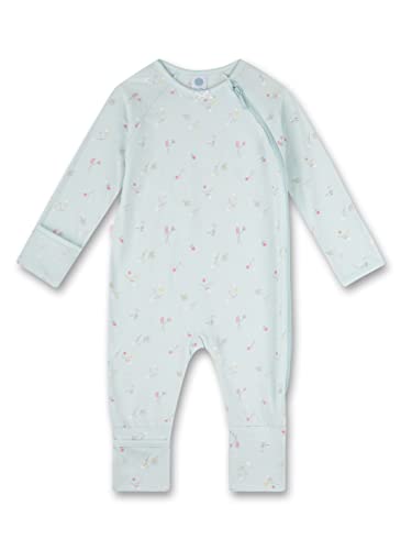 Sanetta Baby-Mädchen 221857 Strampler/Overall, Blue Wind, 68 von Sanetta