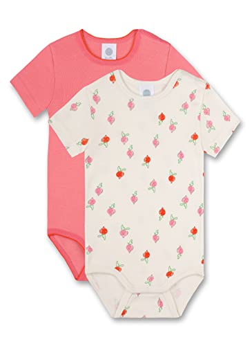 Sanetta Baby-Mädchen 324099 Doppelpack Body, Creme, 74 (2er Pack) von Sanetta