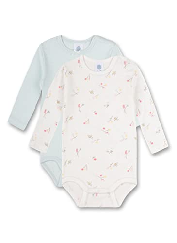 Sanetta Baby-Mädchen 324158 Doppelpack Body, White Pebble, 86 (2er Pack) von Sanetta