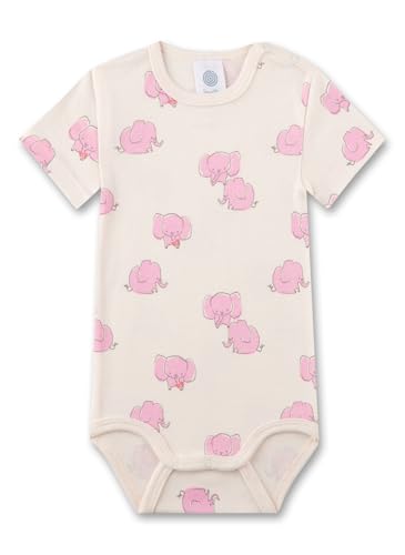 Sanetta Baby-Mädchen 324297 Body, Sheer pink, 68 von Sanetta