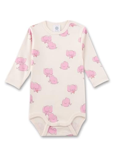 Sanetta Baby-Mädchen 324298 Body, Sheer pink, 104 von Sanetta