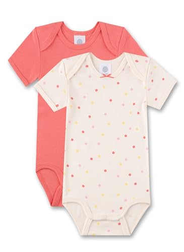 Sanetta Baby-Mädchen 324300 Doppelpack Body halbarm, Sheer pink, 104 von Sanetta