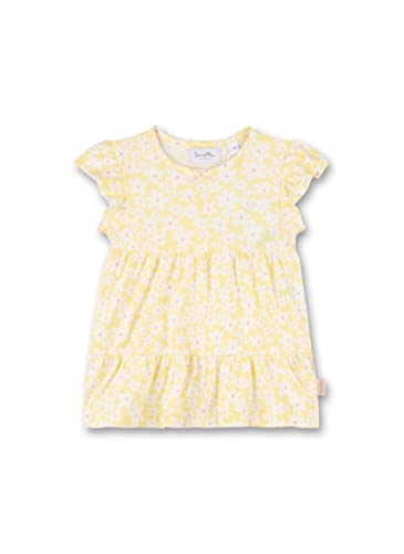 Sanetta Baby-Mädchen 907089 Kinderkleid, Lemon, 74 von Sanetta