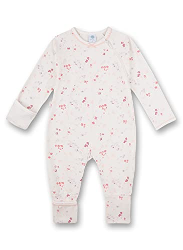 Sanetta Baby-Mädchen Strampler/Overall beige Kleinkind-Schlafanzüge, White Pebble, 62 von Sanetta