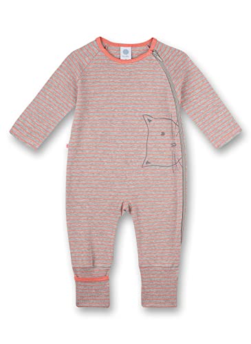 Sanetta Baby-Mädchen Strampler/Overall grau Kleinkind-Schlafanzüge, Stone Mel, 80 von Sanetta