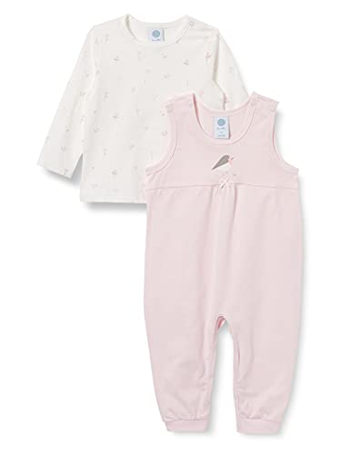 Sanetta Baby-Mädchen Strampler rosa Kleinkind-Schlafanzüge, Hellrosa, 044 von Sanetta