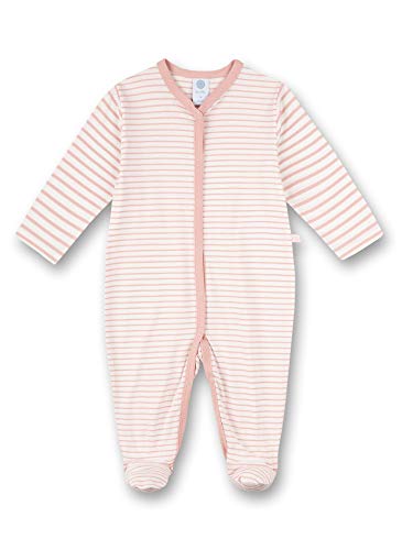 Sanetta Baby-Mädchen Strampler rosa Kleinkind-Schlafanzüge, Silver pink, 062 von Sanetta
