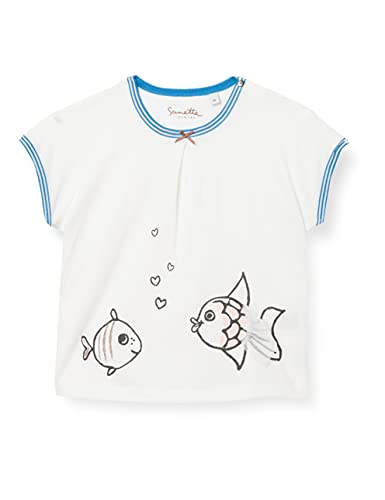 Sanetta Baby-Mädchen T-Shirt, Ivory, 056 von Sanetta